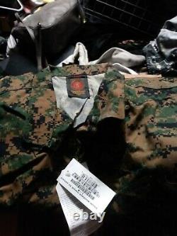 Ensemble D’usmc Woodland Marpat Camouflage Uniform Mccuu Large Reg Blouse/pantalon