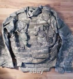 Ensemble De Camouflage Ucp De L’armée Américaine De Tunique, Gilet Pare-balles, Cantine/porte-cartouches