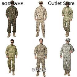 Ensemble De Vêtements Tactiques De Camouflage D’armée D’homme D’uniforme Militaire D’hommes
