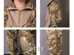 'Ensemble Emerson Tactical G3 BDU pour enfant, uniforme d'assaut, chemise et pantalon pour enfants, taille 8'