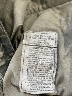 Ensemble Us Air Force Mens Camouflage Coat & Pants Utility Uniform 46r, 36s