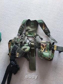 Ensemble complet de harnais de camouflage de l'infanterie de marine royale avec pochettes