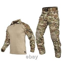 Ensemble d'équipement militaire G3 Combat Suit, tenue tactique de taille moyenne en camouflage