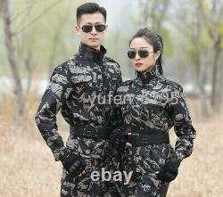 Ensemble d'uniforme militaire en camouflage tactique avec pantalon de combat multicam pour hommes