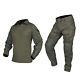 Ensemble D'uniformes De Combat Pour Hommes G3 Avec Genouillères Et Coudières Taille X-large Vert Ranger