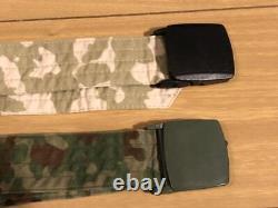 Ensemble de 2 ceintures de camouflage désert et 2