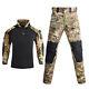 Ensemble De T-shirt Et Pantalon De Camouflage Des Forces Spéciales Tactiques Pour Hommes Uniforme Militaire Bdu