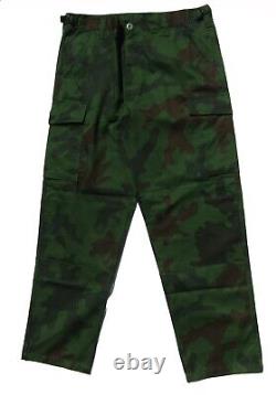 Ensemble de camouflage à motif d'amibe cubaine verte taille large