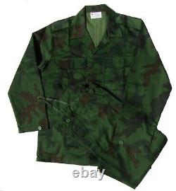 Ensemble de camouflage avec motif d'amibe cubaine verte taille moyenne
