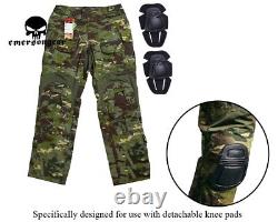 Ensemble de chemise de combat Emerson Gen3 et pantalon Uniforme tactique BDU Airsoft Trousers pour hommes