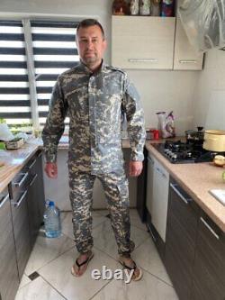 Ensemble de chemise, manteau et pantalon en uniforme militaire camouflage pour hommes