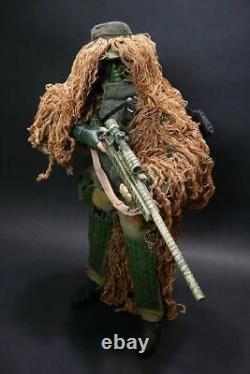 Ensemble de jouet de sniper du Corps des Marines des États-Unis à l'échelle 1/6 avec combinaison Ghillie et uniforme