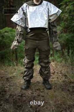 Ensemble de manteau de camouflage imperméable anti-chaleur Premium+ pour imagerie thermique