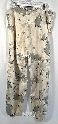 Ensemble de pantalons et parka en surblouse camouflage USMC Snow MARPAT taille L régulier