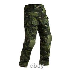 Ensemble de pantalons et vestes de combat militaire tactique avec genouillères pour paintball