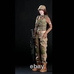 Ensemble de pièces d'uniforme de combat camouflage à l'échelle 1/6 A143 pour figurines féminines Phicen Bod