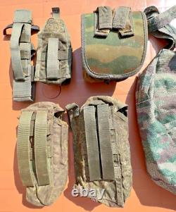 Ensemble de poches de camouflage pour l'uniforme militaire des soldats de l'armée russe lors de la guerre en Ukraine