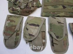 Ensemble de poches de fusil Army Ocp Molle Rifleman Scorpion Camouflage Magazine Canteen Grenade