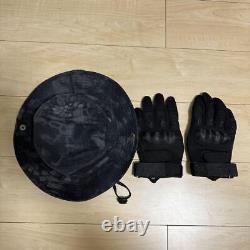Ensemble de uniforme de combat en camouflage sombre pour jeu de survie