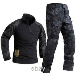 Ensemble de uniforme militaire camouflage pour hommes 2024, pantalon de uniforme militaire