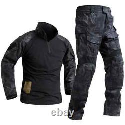 Ensemble de uniforme militaire camouflage pour hommes 2024, pantalon de uniforme militaire