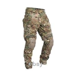 Ensemble de uniformes militaires pour hommes US CP Army Pant Camouflage Windproof Multicam Black