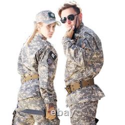 Ensemble de veste et pantalon tactiques camouflage pour airsoft et combat militaire ACU CP nouveau