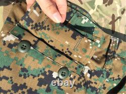 Ensemble de veste et pantalons de combat tactiques militaires pour hommes avec uniforme SWAT BDU camouflage.