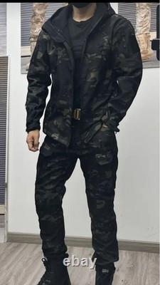 Ensemble de veste imperméable camouflage