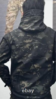 Ensemble de veste imperméable camouflage