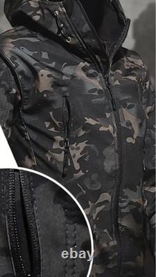 Ensemble de veste imperméable camouflage