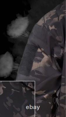 Ensemble de veste imperméable camouflage
