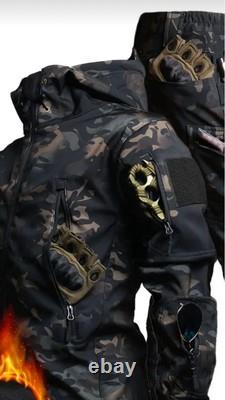 Ensemble de veste imperméable camouflage