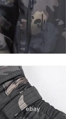 Ensemble de veste imperméable camouflage