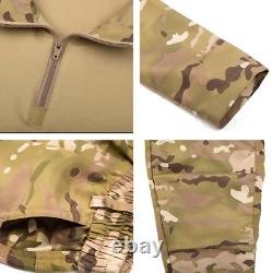 Ensemble de vêtements de chasse militaire tactique pour garçons, tenue de camouflage pour l'extérieur