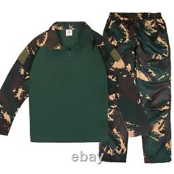 Ensemble de vêtements de chasse militaire tactique pour garçons, tenue de camouflage pour l'extérieur