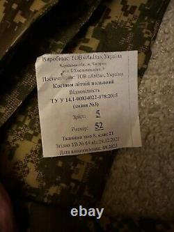Ensemble original de camouflage de l'armée ukrainienne, tenue de prédateur, taille XL régulière