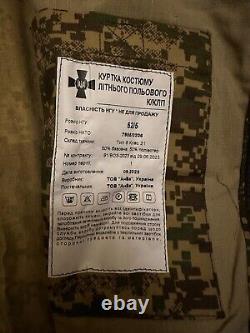 Ensemble original de camouflage de l'armée ukrainienne, tenue de prédateur, taille XL régulière