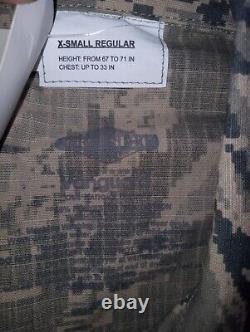 Ensemble pantalon-chemise-casquette à motif camouflage numérique Tru-Spec USAF, taille X-SMALL - Reg.