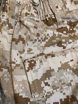 Ensemble uniforme USMC MARPAT désert, taille moyenne, neuf avec étiquettes