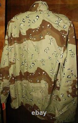Ensemble uniforme d'Espagne Veste Chemise camouflage désert à motifs de pépites de chocolat 1990 #2