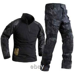 Ensemble uniforme militaire de camouflage pour hommes, 2024 pantalons d'uniforme militaire uniforme