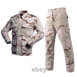 Ensembles de costumes de combat de l'armée pour hommes en uniformes tactiques de camouflage