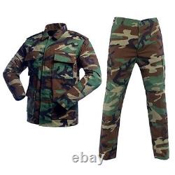 Ensembles de tenues de camouflage tactique pour hommes, combinaisons de combat de l'armée, ensembles de vêtements militaires