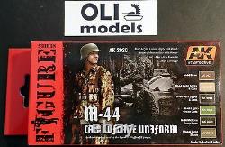 Figure Series Allemand M-44 Camouflage Uniforme Ensemble 6x17ml Ak Interactive 3020