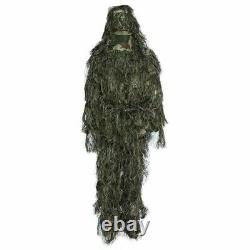 Ghillie Suit Cs Camouflage Suits Set 3d Bionic Leaf Hunting Disguise Uniform Sni