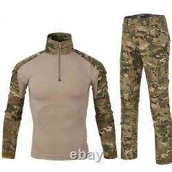 Homme Armée Combat Chemise Pantalon Costume Airsoft Bdu Uniforme Tactique Force Spéciale