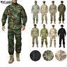 Hommes Airsoft Military Tactical Combat Bdu Uniforme Veste Pantalons Ensembles De Costumes Swat