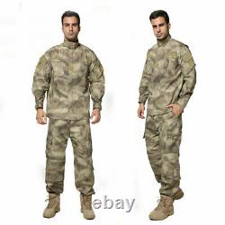 Hommes Airsoft Military Tactical Combat Edr Sets Uniforme Veste Pantalons Combinaisons Swat