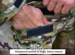 Hommes Camouflage Taille Tactique Chemises Pantalons Uniforme De Combat Militaire Ensembles D'edr Swat